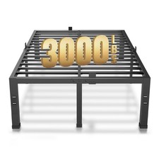 MAF 18 Inch Full Size Bed Frame No Box Spring Needed, Full Bed Frame Metal He...