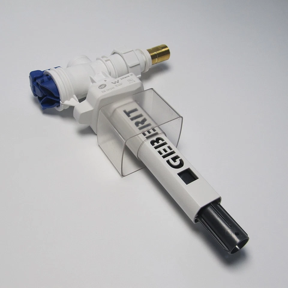 Geberit toilet fill valve 3/8" brass male screw thread cistern side inlet valve - Image 4 of 4