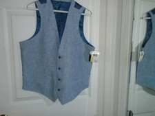 Bar 111 Men Blue Vest Size Medium New With Tags