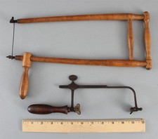 2 Antique FRET SAW Woodworking Tools Millers Falls 1875 Pratt Patent & Jewelers