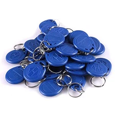 100pcs 125KHz RFID Key Fob Proximity ID Card Token Tag Keypad Card for Door E...