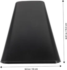 6" Metal Cowbell Wooden Stick Handheld Percussion Noise Maker Musical Events