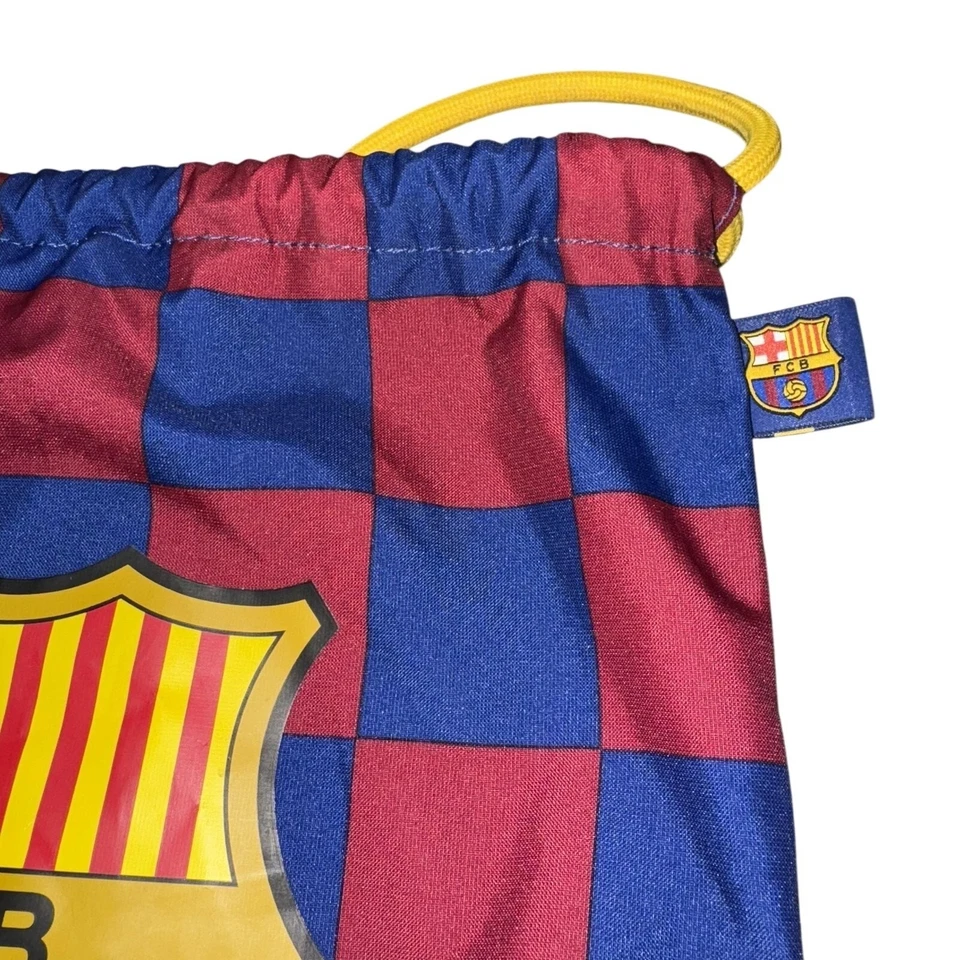 Bolso con Cordón FC Barcelona Azul Rojo Fútbol Fútbol Nike Mochila Bolsillo con Cremallera para Hombres Foto 3 de 4