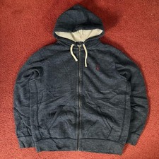 Polo Ralph Lauren Uomo Classica Felpa con Cappuccio e Zip - Navy XL