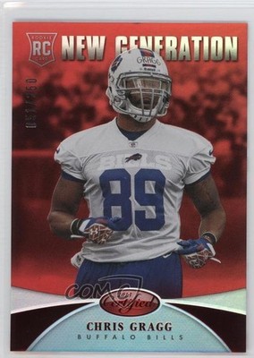 2013 Certified New Generation Mirror Red 51/250 Chris Gragg #211 Rookie RC e5r