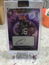 2025 Wild Card Metallix Quinshon Judkins RC Auto 1/1 Purple Rainbow Sparkle