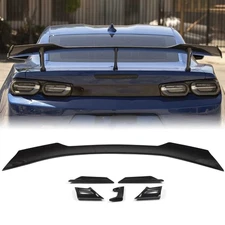 Fits 16-23 Chevy Camaro RS SS ZL1 Gloss Black Rear Trunk Wing Spoiler 1LE Style