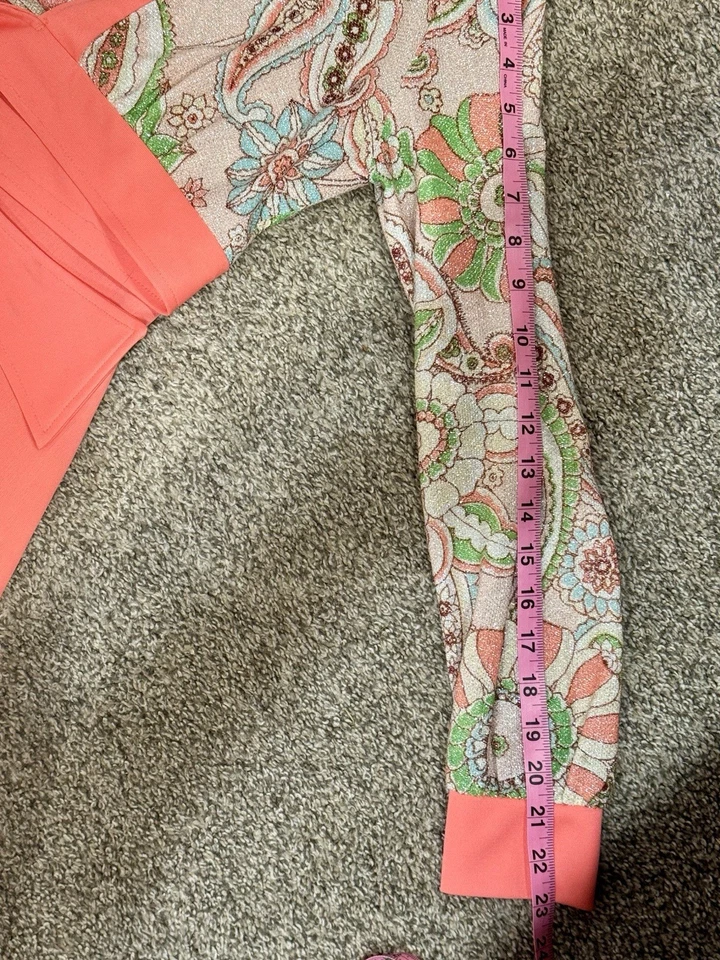 Maxi Vestido Años 70 Cintura Imperio Pequeño Foto 4 de 4