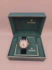 Vintage Rolex Oyster Perpetual Two Tone 14k/SS Mens Watch 6567 cal 1030