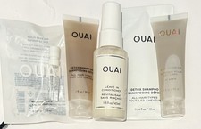 OUAI Travel Kit  Leave In Conditioner, Detox Shampoo, Body Cleanser  Perfume.