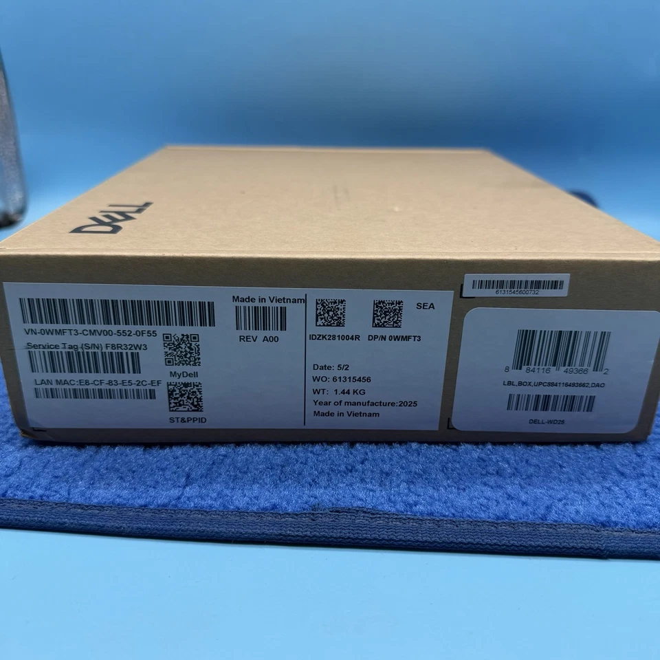 Dell Pro Dock WD25 Docking Station with 180W Power Adapter - Image 2 of 3