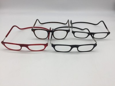 Lot of 4 CliC Various Eyeglasses Optical Frames Magnetic Front Neck Hanging (#4)