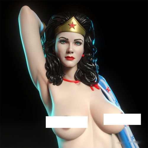 Kit Modelo Figura Impresión 3D Wonder Woman NSFW 1/8 1/6 Sin Pintar Sin Montar GK - Imagen 9 de 24