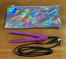 Plugged In Travel Flat Iron with Pouch