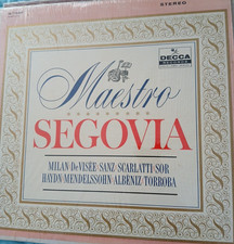 MAESTRO ANDRES SEGOVIA DECCA Stereo LP VINYL DL710039 Gold Label Series