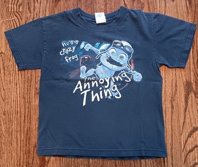 Y2K Crazy Frog Annoying Thing 2006 Youth Small Rare Meme T Shirt 