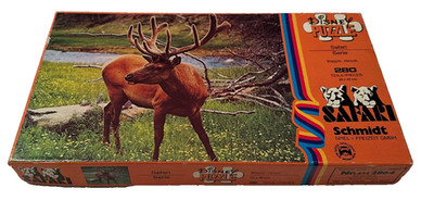 Schmidt Spiel Disney Puzzle Safari Waipiti - Hirsch 280Teile vollständig 36x49cm