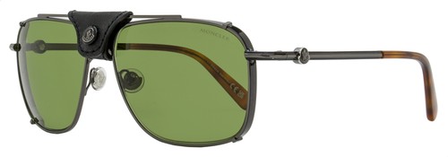 Moncler Gatiion Navigator Sunglasses ML0287 08N Gunmetal/Havana 59mm
