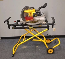 Dewalt 25 in. x 60 in. x 32.5 in. Heavy-Duty Rolling Miter Saw Stand -...