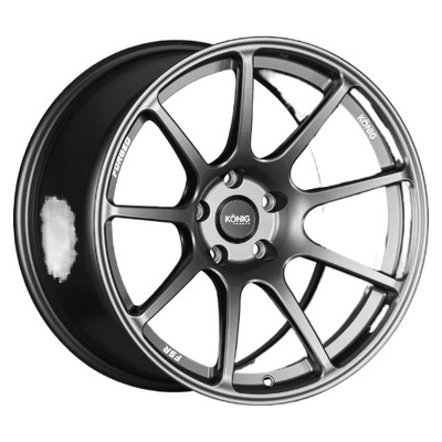 KONIG F5R Rim 19X9 5X112 Offset 42 Ash Silver (Quantity of 1)