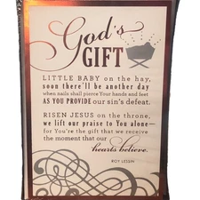 Dayspring 18 Christian Christmas Cards God's Gift Poem & Bible Verse