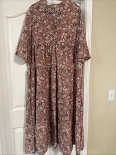 SHEIN Curve 1x Maxi Dress Floral 