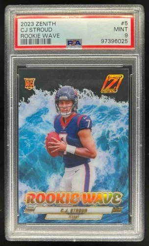 2023 Panini Zenith C.J. Stroud RC Wave #5 Texans PSA 9 Rookie