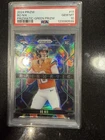 2024 Prizm - Bo Nix - Prizmatic Green Ice Prizm Rookie Card - Broncos PSA 10