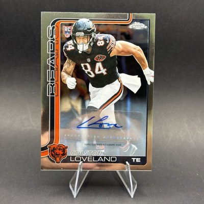 2025 Topps Chrome Football Colston Loveland Rookie Auto | eBay