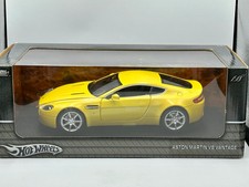 1:18 Aston Martin V8 Vantage -- Yellow -- Hot Wheels G7159