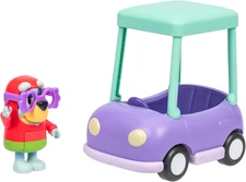 Bluey Basic Granny Car & 3” Articulated Janet Playset New Toy Gift