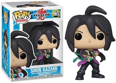 Funko Pop! Shun Kazami Bakugan 965 Vinyl Figure in PopShield Protector