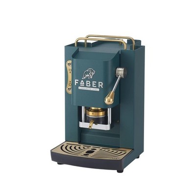 Faber Pro Deluxe 3.0 British Green Messing ESE Pad Kaffeemaschine Padmaschine