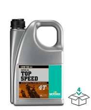 Motorex 304975 Top Speed 4T 15W50, 4 Liter