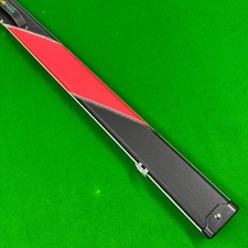 Cuephoria 1 One Piece Aluminium Halo Snooker Pool Twin Lane Case Red & Black