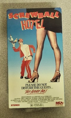 Screwball Hotel (VHS, 1989) RARE 80s Sex  Kelly Monteith MCA Video 