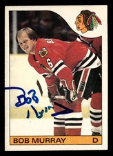 1985-86 O-Pee-Chee Bob Murray #114 Autographed Signed Auto Chicago Blackhawks