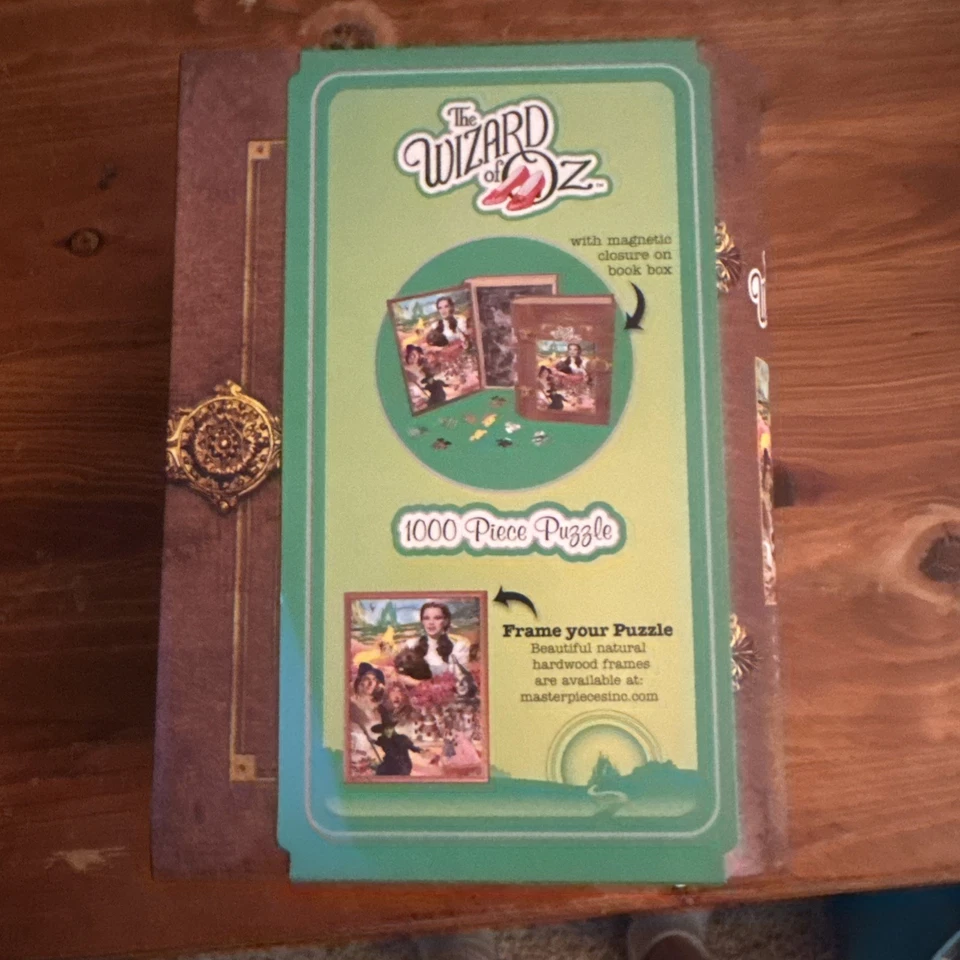 The Wizard of Oz (1000 Piece Puzzle) With Keepsake Book Box - Open Box W/ Cover - Image 3 of 3