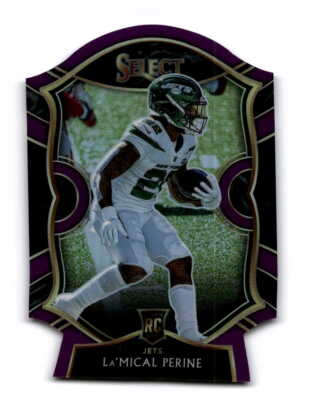 2020 Panini Select Purple Prizm Die Cut La'Mical Perine  80