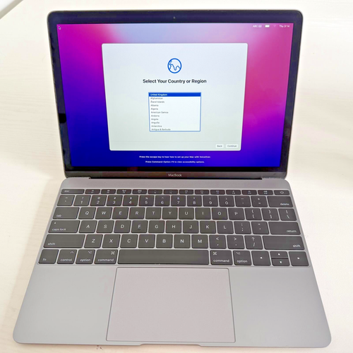 Apple MacBook 12" 2017 | m3 / 8GB / 256GB SSD | Space Grey | NEW BATT | Grade C - Picture 3 of 9