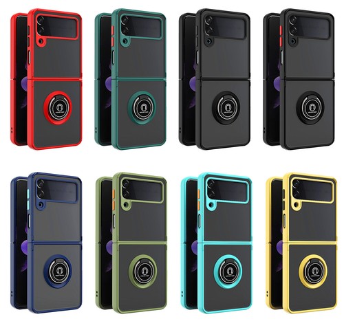 Case For Samsung Galaxy Z Fold 5/4 Z Flip 5/4 Shockproof Rugged Ring Stand Cover - Picture 4 of 20