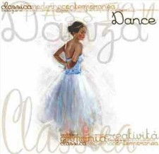 Quadro Ballerina Danza Classica Mod.6 Stampa su Mdf o Tela Swarovski Pannello