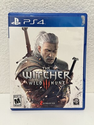 Witcher 3: Wild Hunt PS4 (Sony PlayStation 4, 2015) Game TESTED GUC
