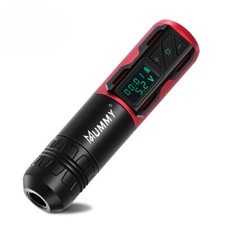 Wireless TattooMachine Pen Battery DirectDrive Motor 2200mah LED Digital Display