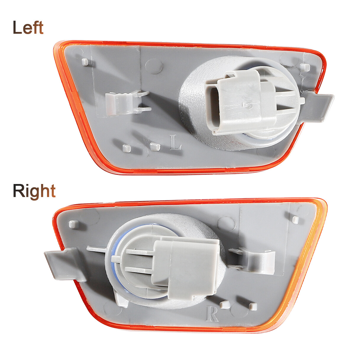 Pair Front Bumper Mounted Side Marker Light For 20112016 Chevy Cruze