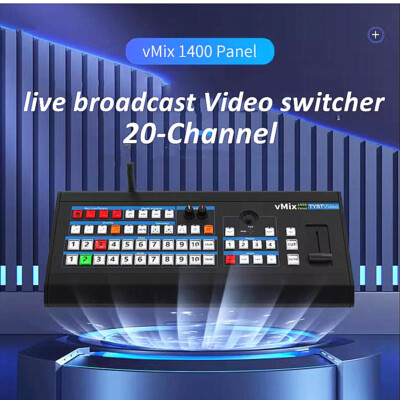 TYST VMix 1400 Panel 20-Channel Video Switcher broadcast Mixer With Tally Lights