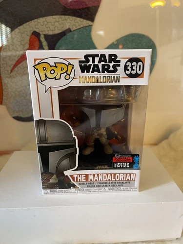 G4 Funko Pop Star Wars Fall Convention Exclusive Mandalorian Vinyl Figure #330