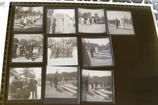 zehn alte Negative - Iran ?? Persien  ?? Soldaten unbekannte Uniform ?? Stern