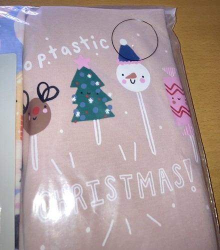 TU GIRLS CHRISTMAS 2 PACK OF LONG SLEEVE / LEG PJS PYJAMAS 2-3 BNWT XMAS TREE - Picture 11 of 16