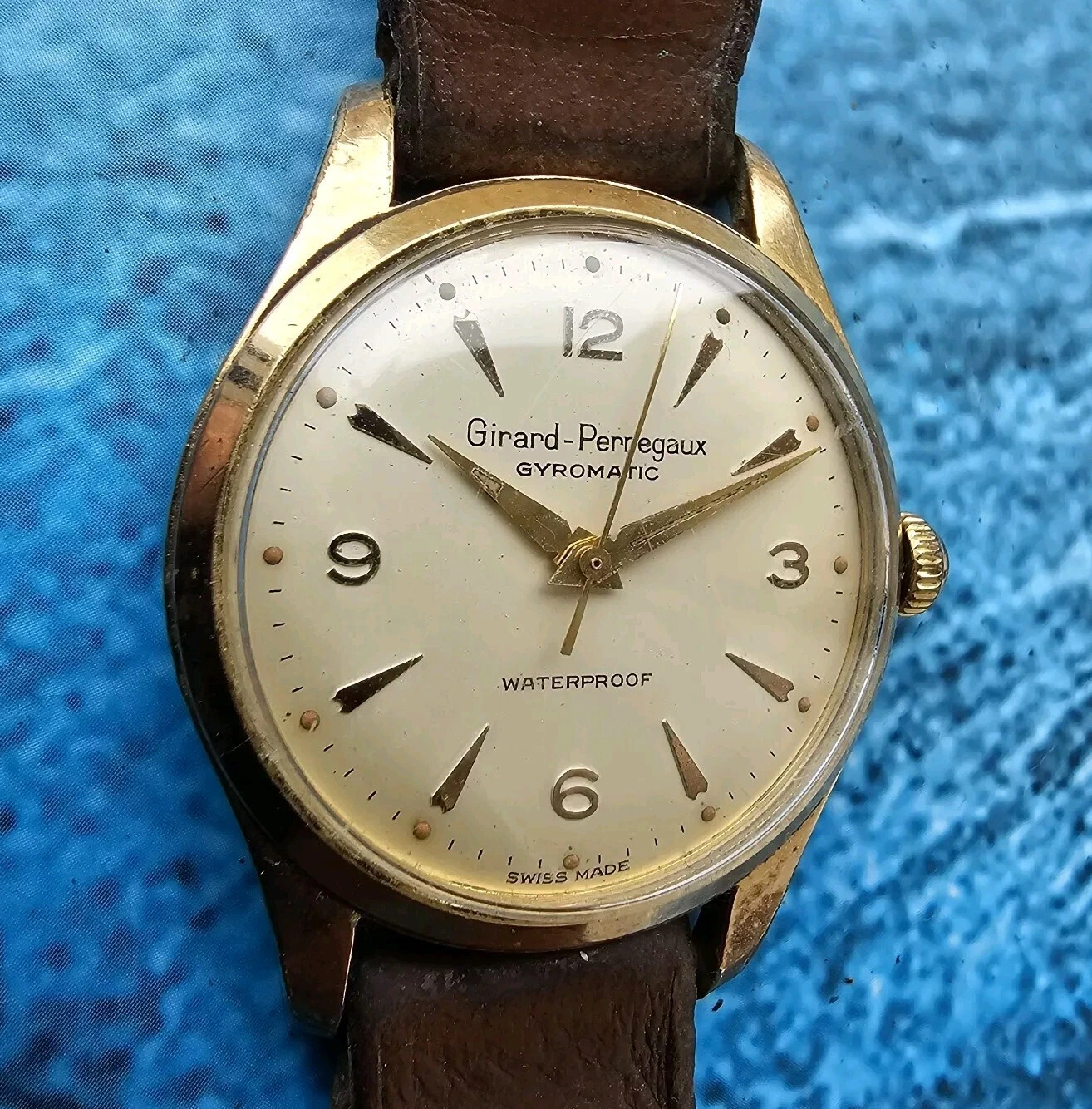 Girard Perregaux — Vintage Girard Perregaux Gyromatic Automatic Men's Wristwatch